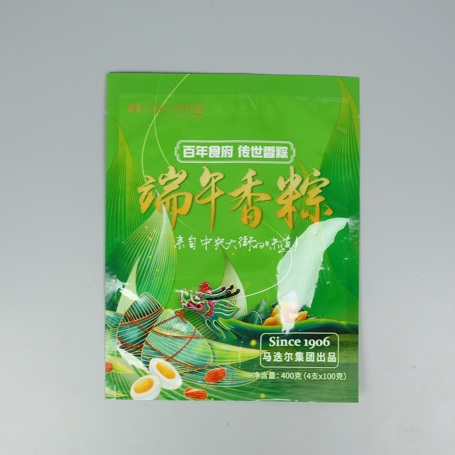 400g马迭尔端午香粽+亮面塑料复合